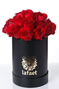 Шляпная коробка с розами №12